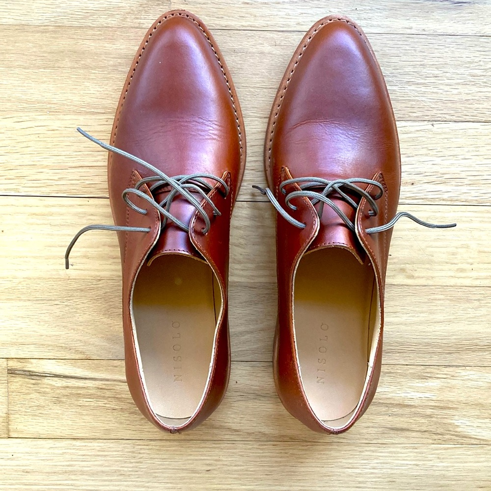 Nisolo James Oxford - Size 8 - Brandy